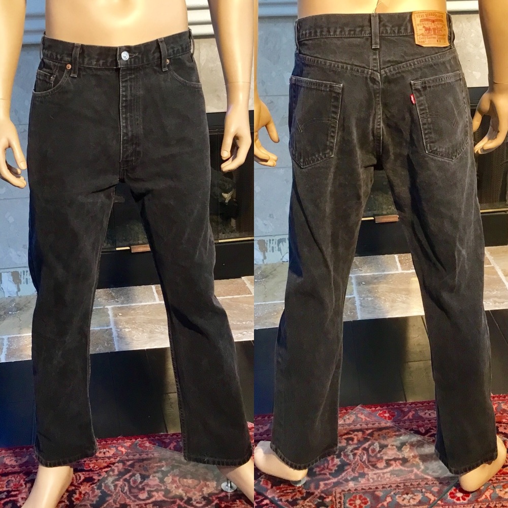 Levi's Straight Jeans in Faded Black